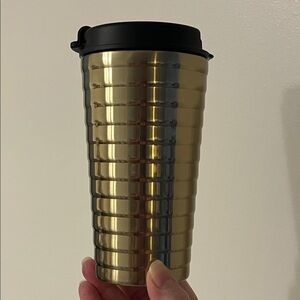 NWT Nespresso Limited Edition Touch Golden Nomad Travel Mug